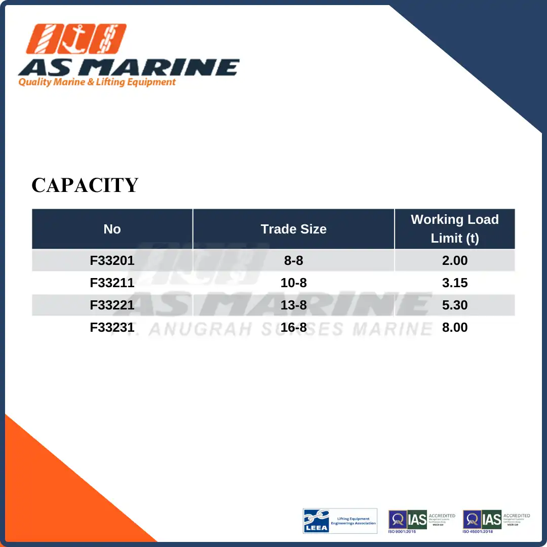 Capacity Clevis Shortening Hook with Safety Pin TWN 0827 THIELE